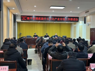 镇平县规范提升玉文化产业市场工作推进会召开